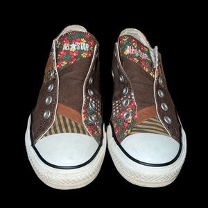 Converse Patchwork All Star Slip On Sneakers